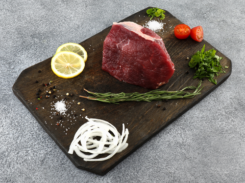 Тазобедренная часть говяжья бескостная ЛЕНТА FRESH, весовая, крупный план