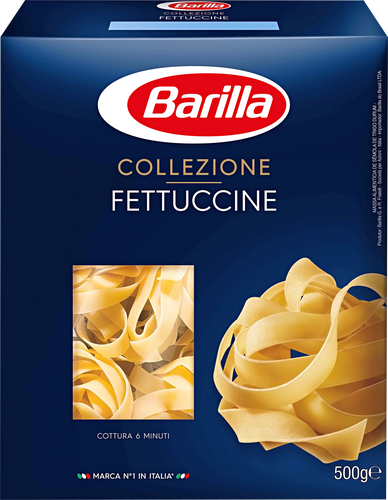 Макароны BARILLA Fettuccin из твердых сортов пшеницы группа А высший сорт, 500г, изображение