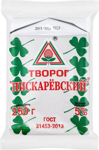 Творог МЗ ПИСКАРЕВСКИЙ 5%, без змж, 250г, изображение