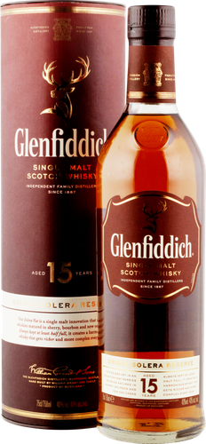 Виски GLENFIDDICH Шотландский солодовый 15 лет 40%, 0.75л, фото