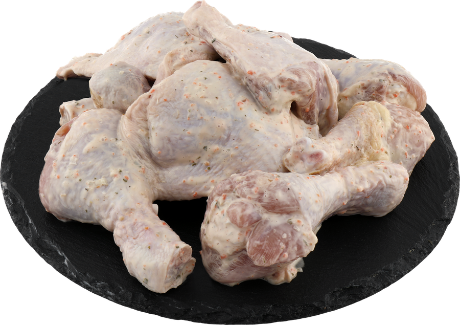 Шашлык из куриных окорочков ЛЕНТА FRESH в майонезе, весовой, предпросмотр