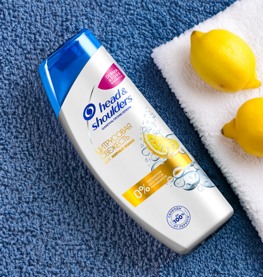 Шампунь для жирных волос HEAD&SHOULDERS Цитрусовая свежесть, 400мл, превью