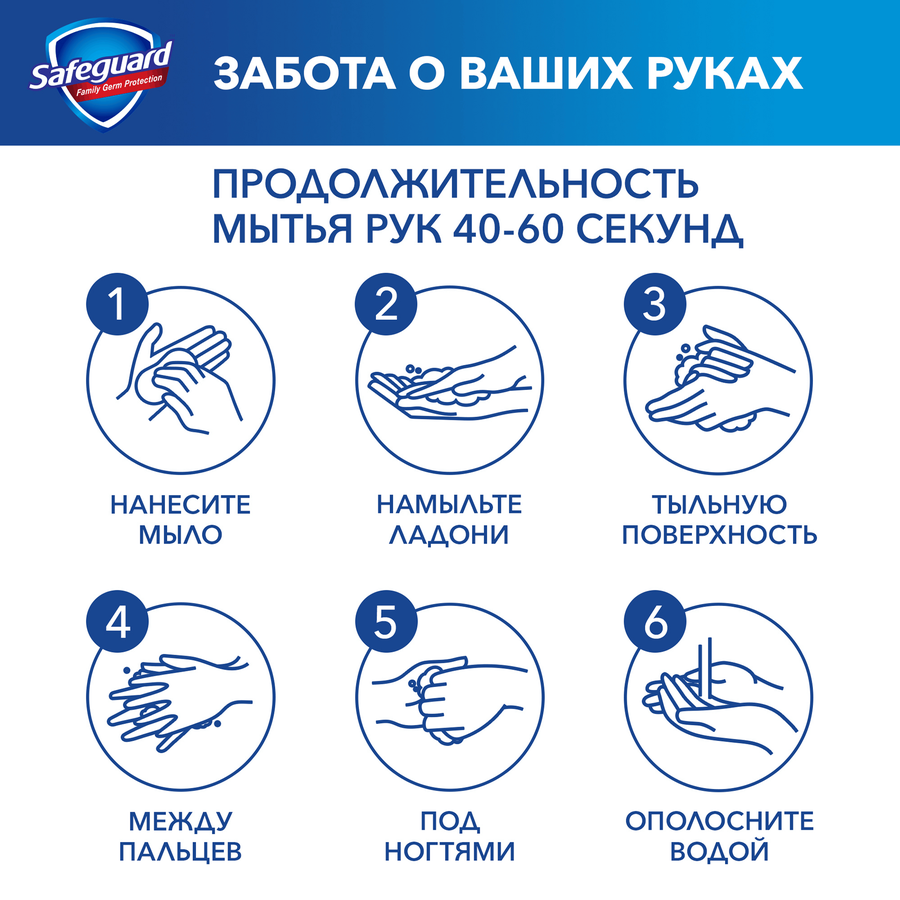 Туалетное мыло SAFEGUARD Нежный уход с Алоэ, 90г, превью