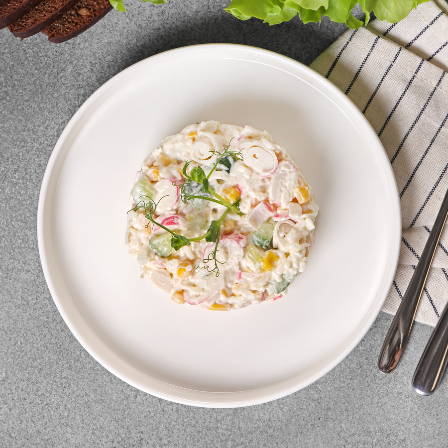 Салат ЛЕНТА FRESH Крабовый, весовой, предпросмотр