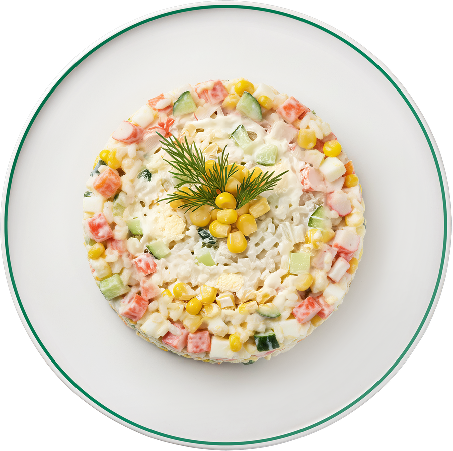 Салат ЛЕНТА FRESH Крабовый, весовой, превью