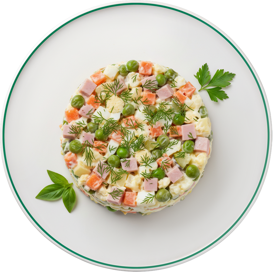Салат ЛЕНТА FRESH Оливье классический, весовой, предпросмотр