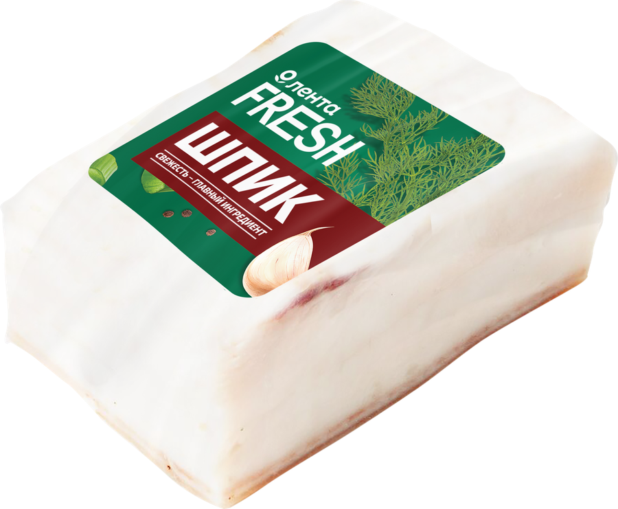 Шпик свиной ЛЕНТА FRESH соленый, весовой, предпросмотр