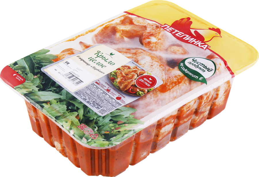 Крыло куриное ПЕТЕЛИНКА в маринаде, весовое, предпросмотр