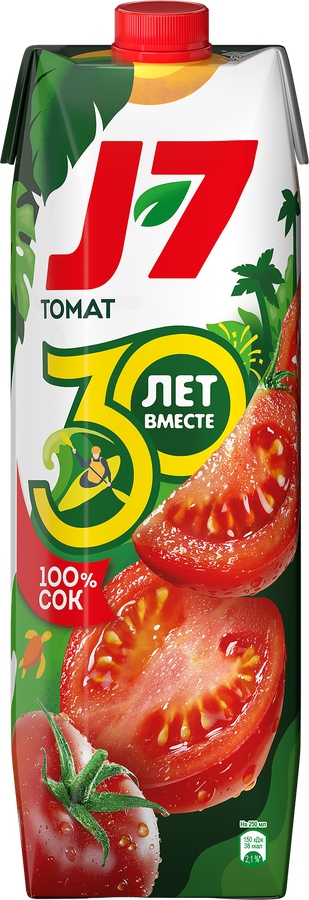 Сок J7 Томат с солью с мякотью, 0.97л, превью