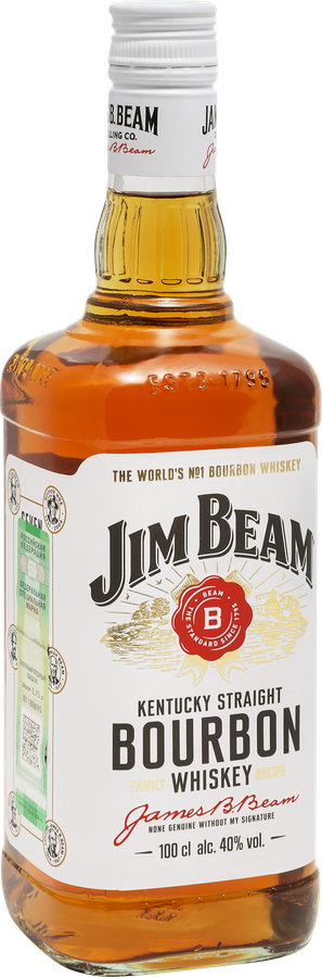 Виски JIM BEAM Зерновой бурбон 40%, 1л, превью