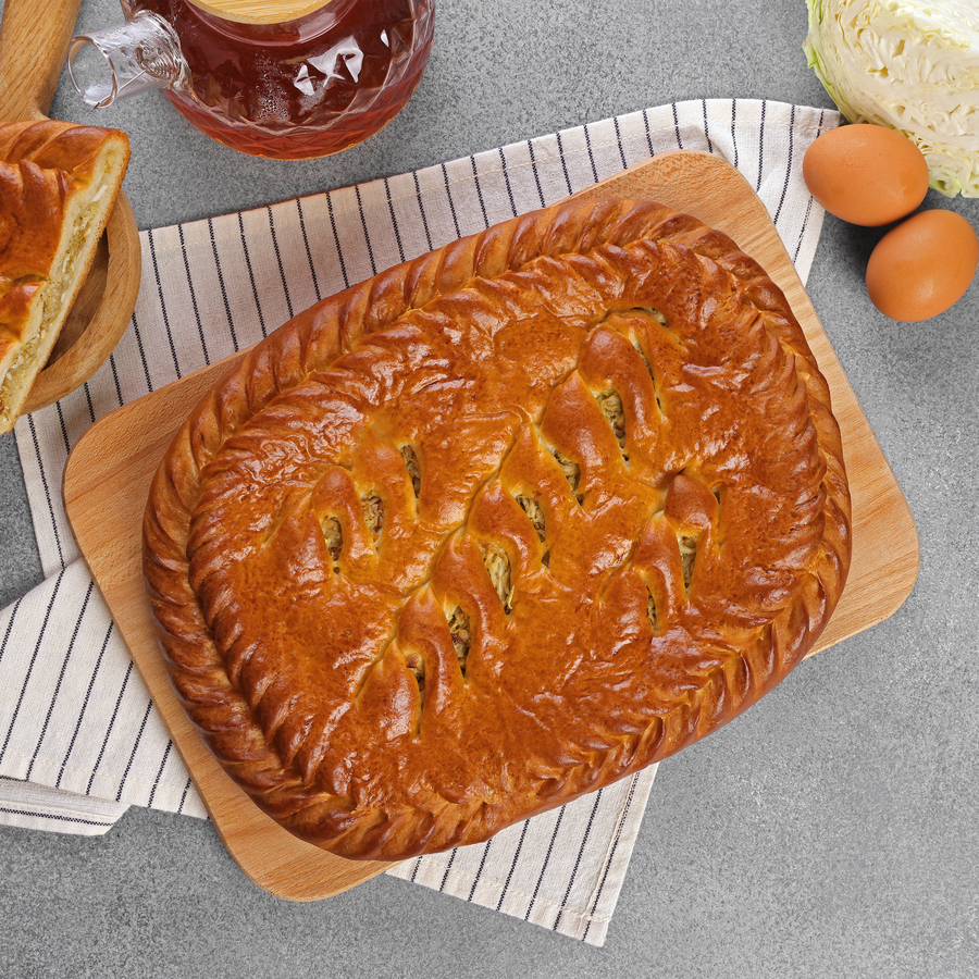 Пирог ЛЕНТА FRESH с капустой, весовой, предпросмотр