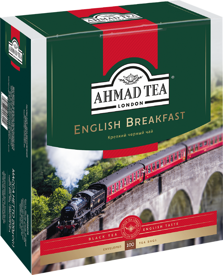 Чай черный AHMAD TEA English Breakfast, 100пак, превью