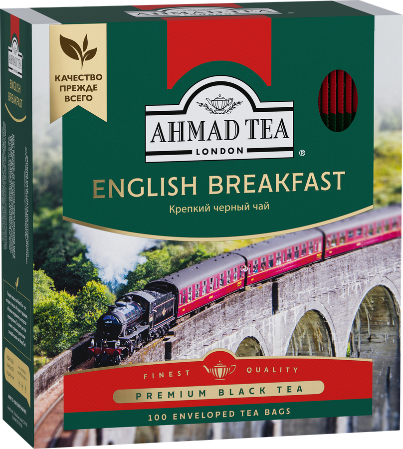 Чай черный AHMAD TEA English Breakfast, 100пак, превью