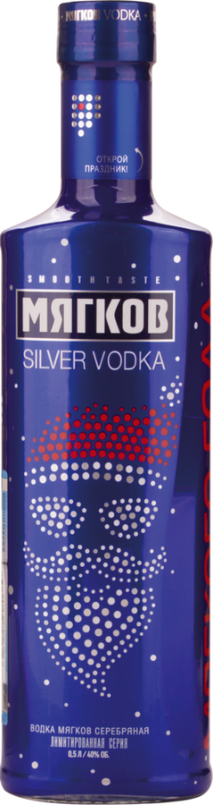 Водка МЯГКОВ Серебряная 40%, 0.5л, предпросмотр