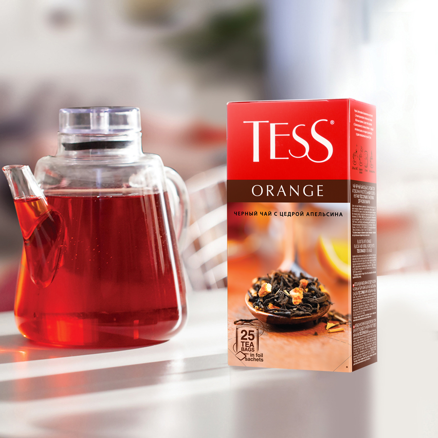 Чай черный TESS Orange байховый, 25пак, превью
