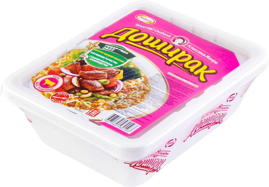 Лапша DOSHIRAK со вкусом телятины, 90г, превью