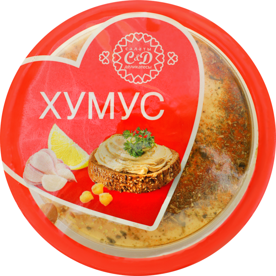 Паста из нута ХУМУС с кедровыми орешками, 200г, предпросмотр