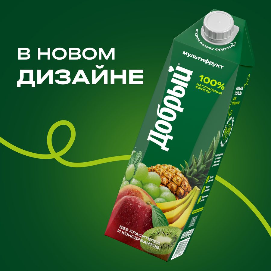 Нектар ДОБРЫЙ Мультифрукт, 1л, превью