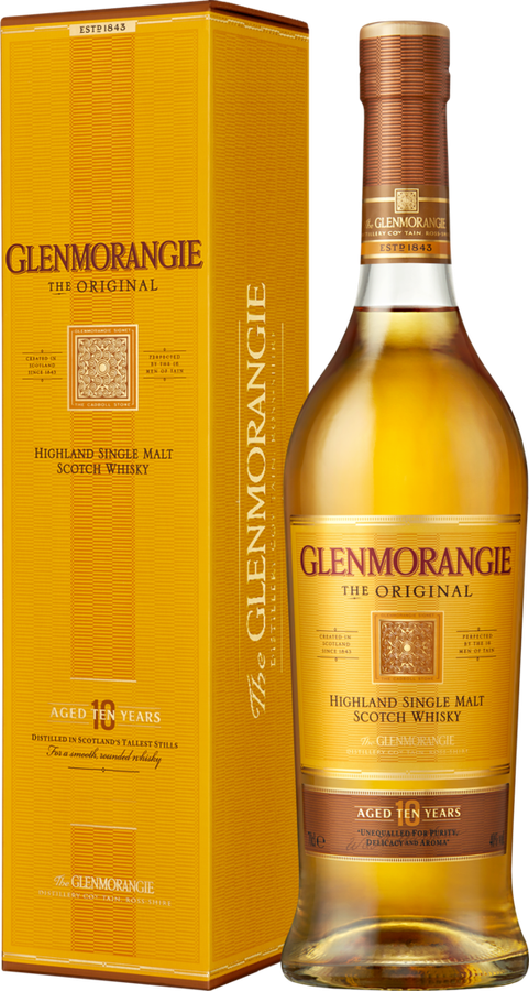 Виски GLENMORANGIE Original Шотландский односолодовый 10 лет 40%, пу/без  п/у, 0.7л, превью