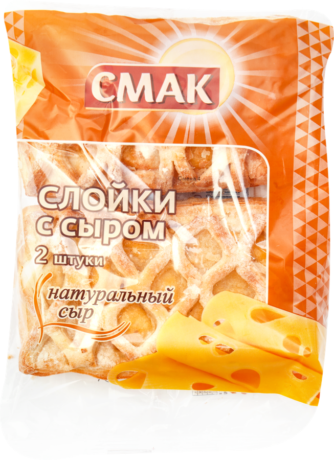 Слойка СМАК с сыром, 2х90г, предпросмотр
