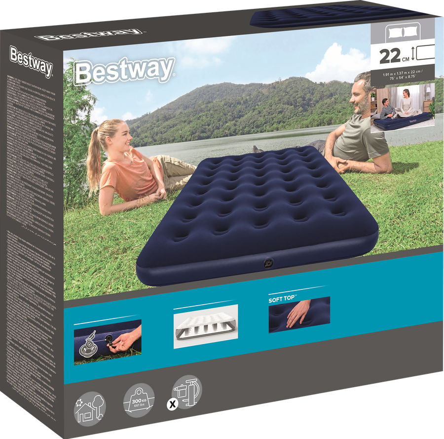 Матрас надувной BESTWAY Pavillo 191х137х22см, Арт. 67002, превью