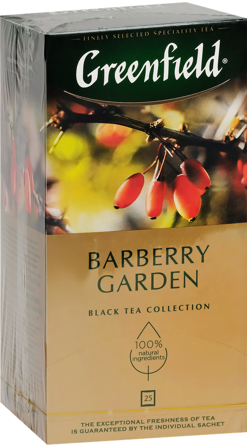 Чай черный GREENFIELD Индийский Barberry Garden, 25пак, предпросмотр