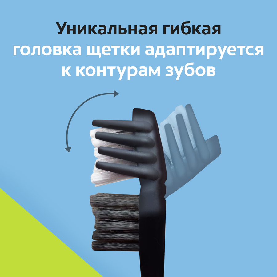 Зубная щетка COLGATE Массажер, средней жесткости, 1+1, 2шт, предпросмотр