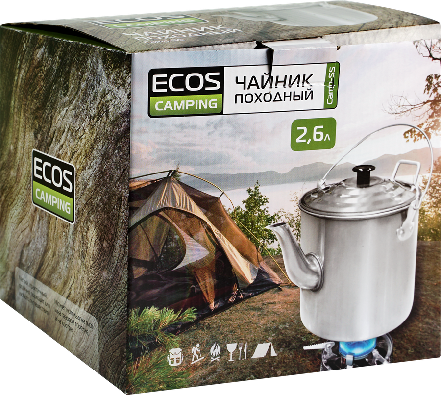 Чайник походный Camp-S5 2.6л, алюминиевый, Арт. 991010, предпросмотр