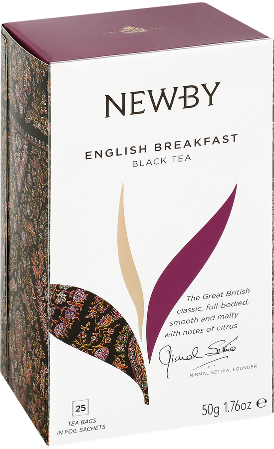 Чай черный NEWBY English Breakfast байховый, 25пак, предпросмотр
