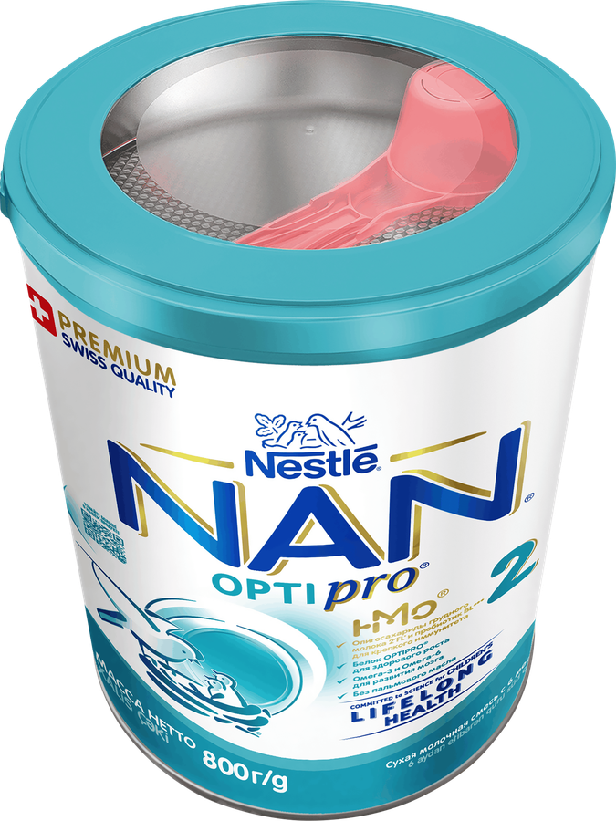Смесь молочная NAN 2 OptiPro, с 6 месяцев, 800г, превью