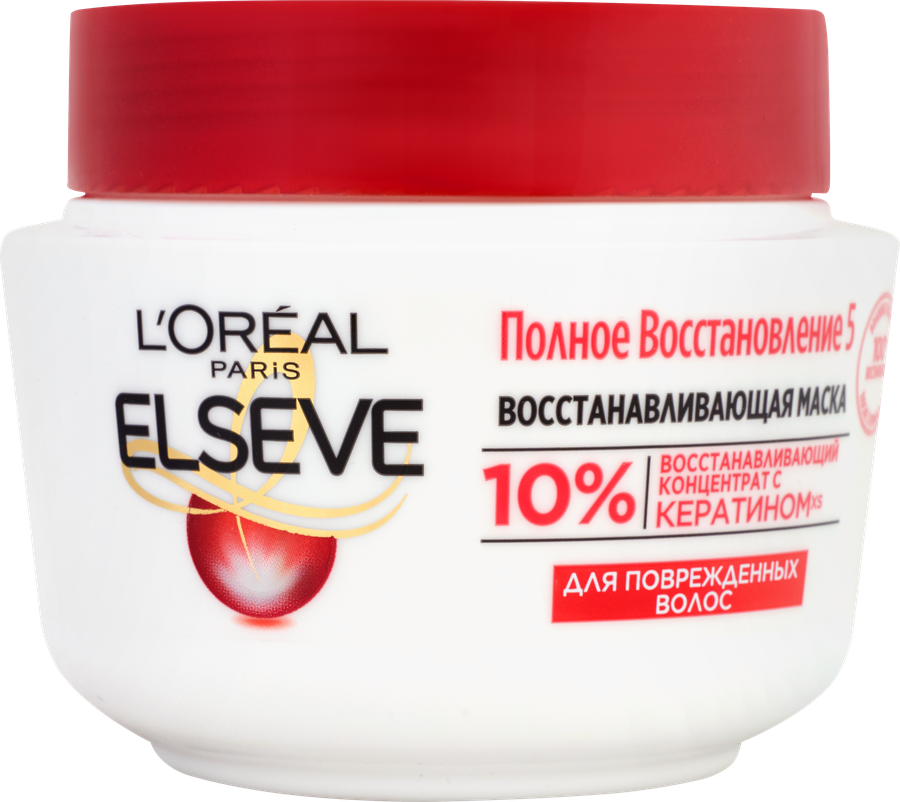 Маска для поврежденных волос ELSEVE Полное Восстановление 5, 300мл, превью