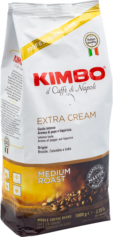 Кофе зерновой KIMBO Extra Cream, 1кг, превью