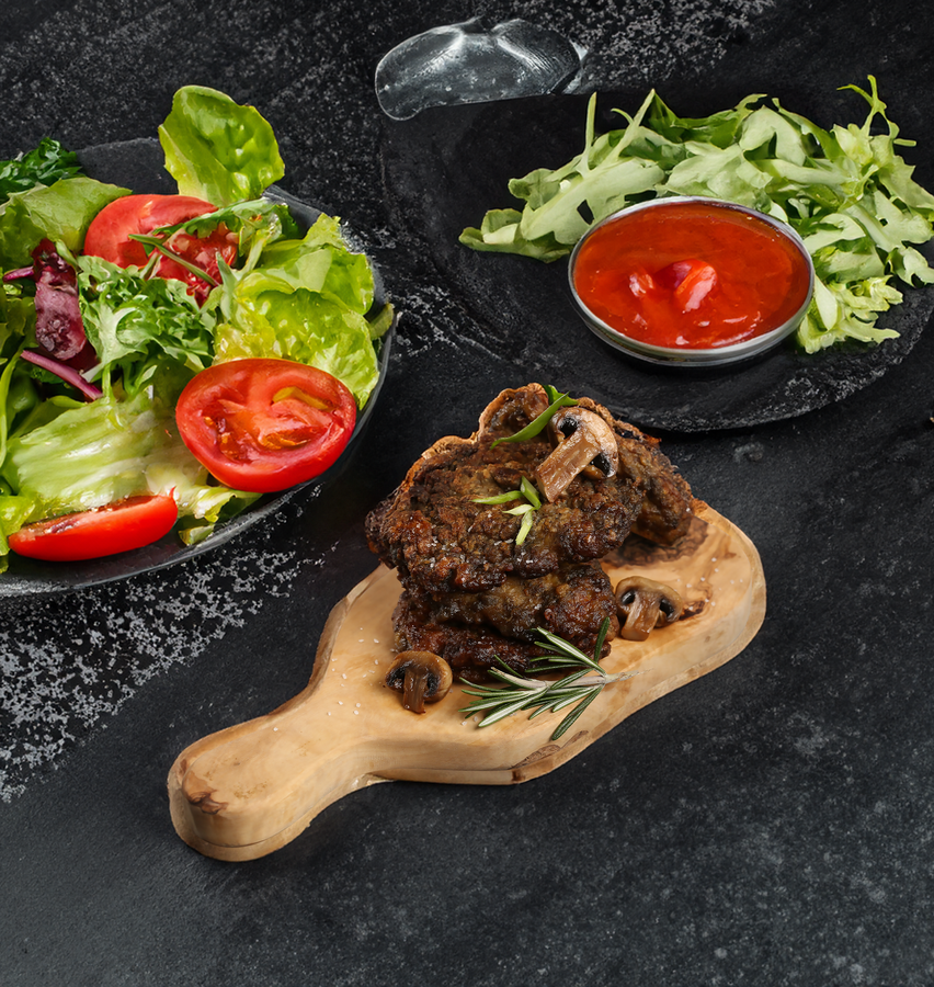 Оладьи печеночные ЛЕНТА FRESH с грибами, весовые, предпросмотр