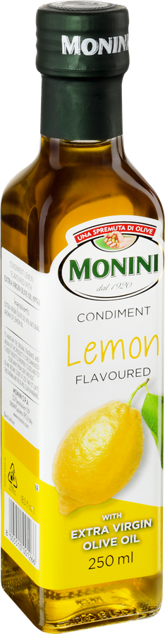 Масло оливковое MONINI Limone с ароматом лимона, Extra Vergine, 250мл, превью