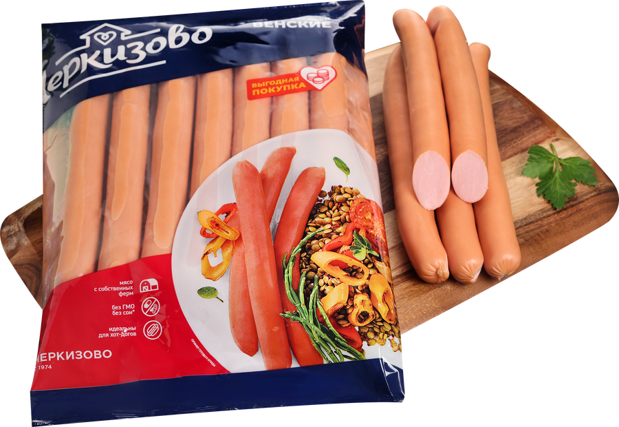 Сосиски ЧЕРКИЗОВО Венские, весовые, предпросмотр