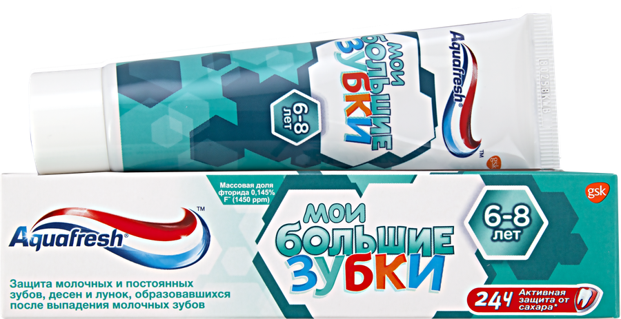 Зубная паста детская AQUAFRESH с 6 лет, 50мл, превью