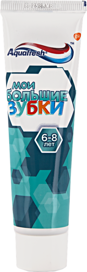 Зубная паста детская AQUAFRESH с 6 лет, 50мл, предпросмотр