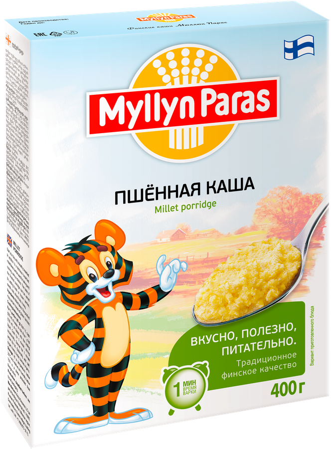 Каша пшенная MYLLYN PARAS, 400г, превью