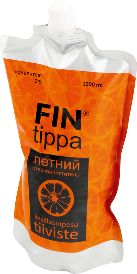 Стеклоочиститель FIN TIPPA летний, концентрат, 1л, превью