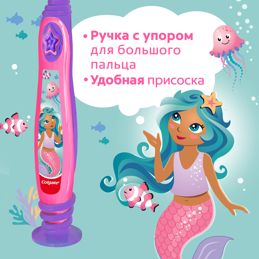 Зубная щетка детская COLGATE Супермягкие щетинки, с 5 лет, превью