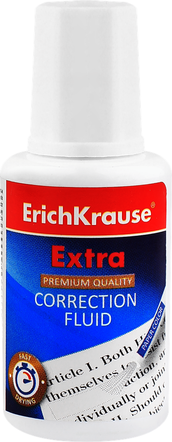 Жидкость корректирующая ERICHKRAUSE на химической основе, с кистью, 20г 
Арт. EK5/066833, предпросмотр
