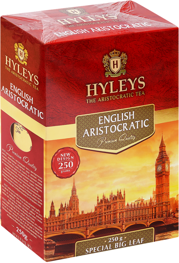 Чай черный HYLEYS Английский Аристократический байховый листовой, 250г, превью