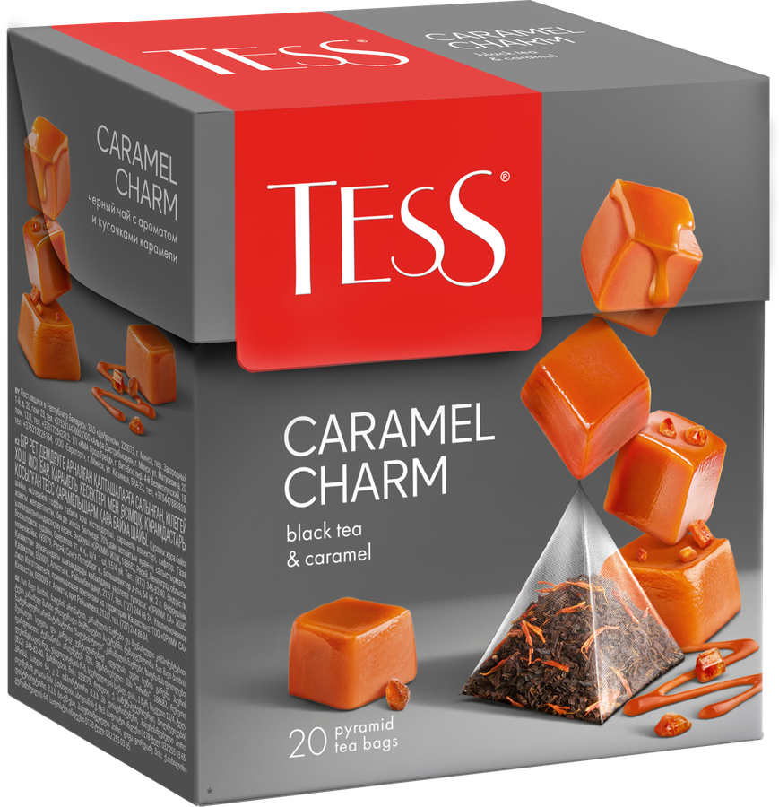 Чай черный TESS Caramel Charm, 20пир, превью
