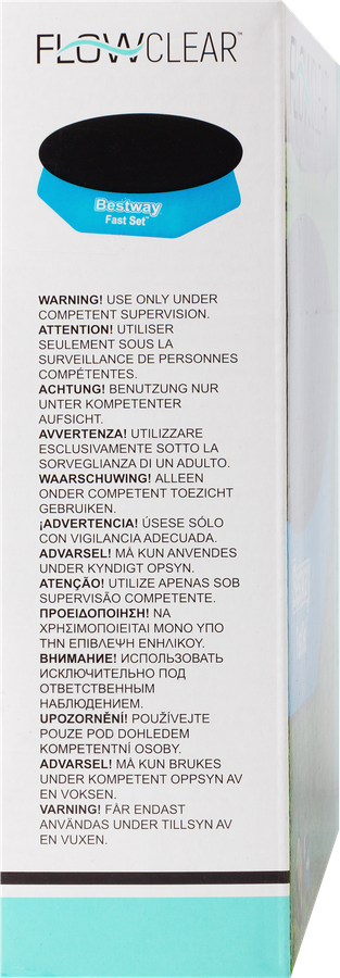 Тент для бассейна с надувным бортом BESTWAY Flowclear 244см, Арт. 58032, предпросмотр