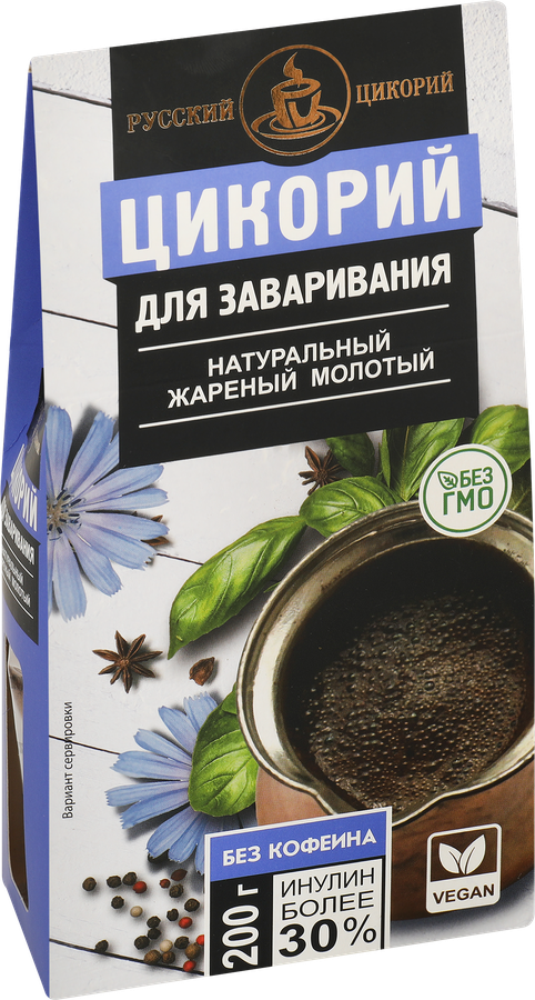 Цикорий молотый РУССКИЙ ЦИКОРИЙ натуральный, 200г, предпросмотр