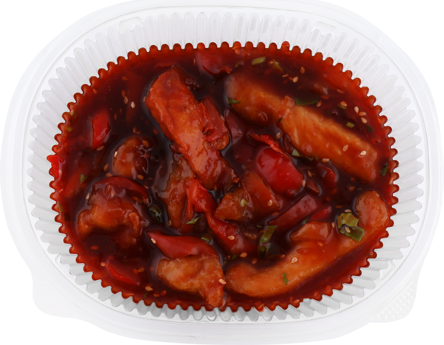 Филе куриное ЛЕНТА FRESH в кисло-сладком соусе с овощами, весовое, предпросмотр