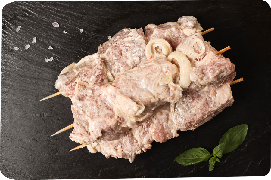 Шашлык из свиной шеи ЛЕНТА FRESH Премиум, в майонезе, предпросмотр