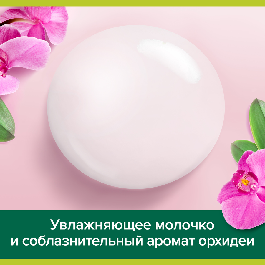 Жидкое мыло PALMOLIVE Натурэль Роскошная мягкость Черная орхидея и увлажняющее молочко, 300мл, предпросмотр