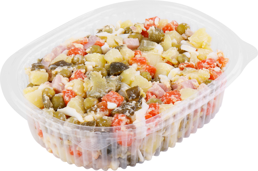Салат ЛЕНТА FRESH Оливье без майонеза, весовой, предпросмотр