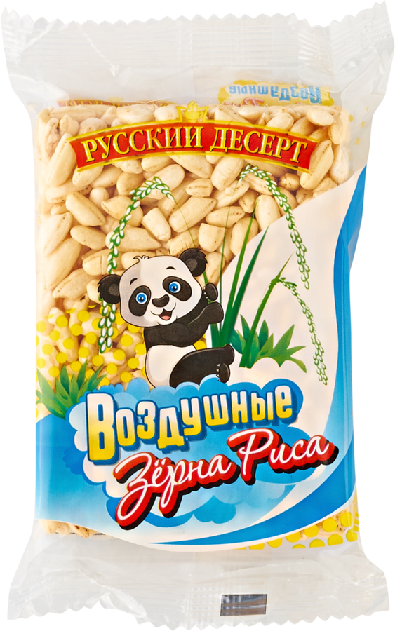Воздушные зерна риса РУССКИЙ ДЕСЕРТ в сахарном сиропе, 30г, предпросмотр